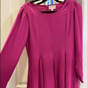 Long sleeve mini dress